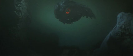 Godzilla vs. the Smog Monster: the monster underwater
